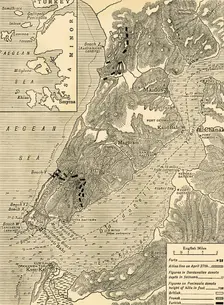 The Gallipoli Campaign First World War, 1915, (c1920). Creator: Unknown