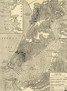 The Gallipoli Campaign First World War, 1915, (c1920). Creator: Unknown