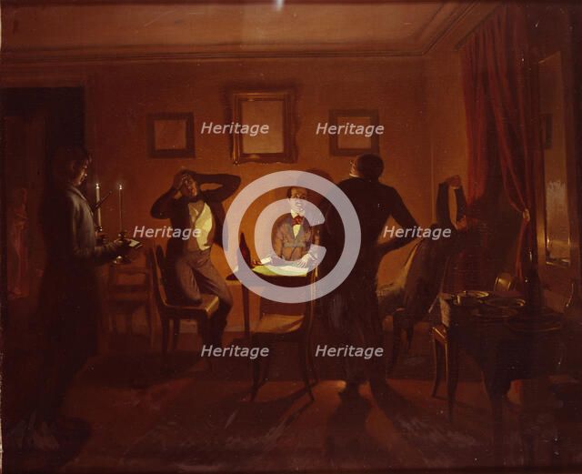 The Gamblers, 1852. Artist: Fedotov, Pavel Andreyevich (1815-1852)