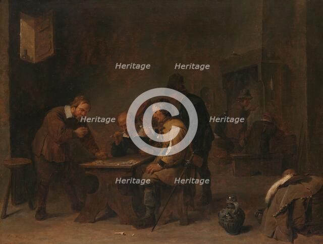 The Gamblers, c.1640. Creator: David Teniers II.
