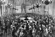 The Gambling Table at Hombourg, 1871. Creator: F Wentworth