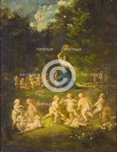 'The gambols', 1844-1886 Artist: Adolphe Monticelli.
