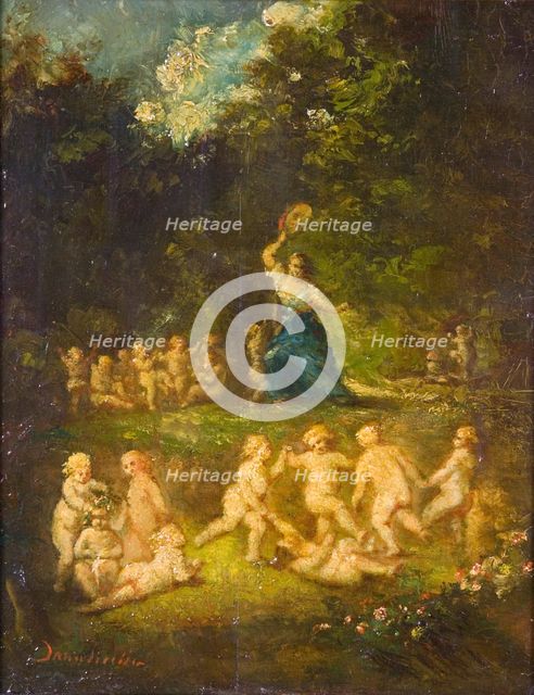 'The gambols', 1844-1886 Creator: Adolphe Monticelli.