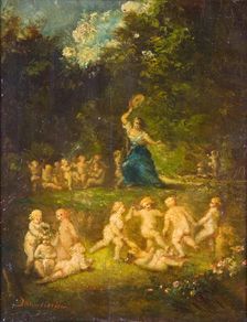 The gambols 1844-1886 Creator: Adolphe Monticelli