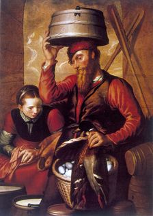 The Game Dealer 16th century. Artist: Pieter Aertsen