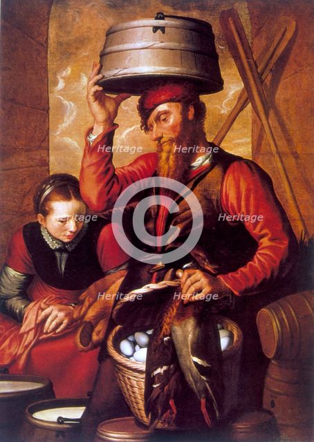 'The Game Dealer', 16th century. Artist: Pieter Aertsen