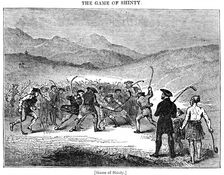 The Game of Shinty 18th or 19th century
