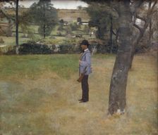 The Game Warden, 1883. Creator: Fernand Khnopff
