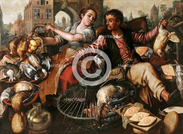 The Game Vendor, ca 1568. Creator: Beuckelaer, Joachim (ca. 1533-1574).