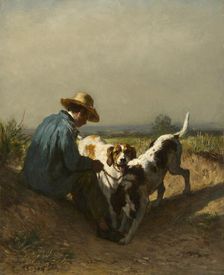 The Gamekeeper, 1850s. Creator: Constant Troyon