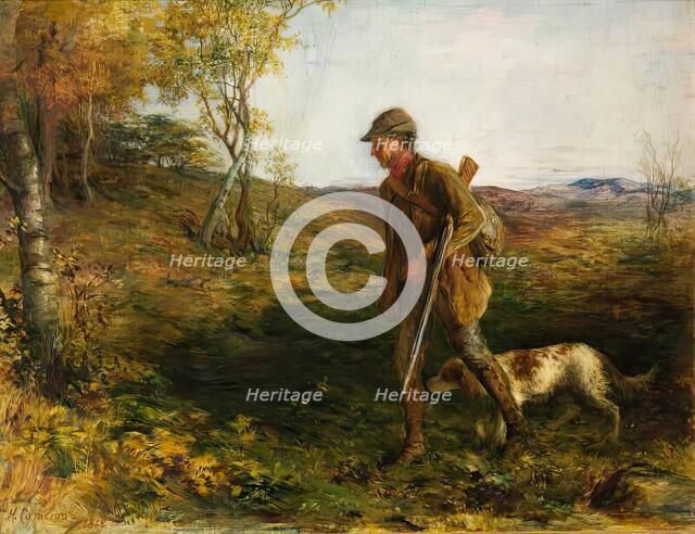 The Gamekeeper, 1868. Creator: Hugh Cameron.