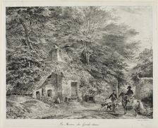 The Gamekeeper's Cottage, from the Album of 1826, 1826. Creator: Nicolas-Toussaint Charlet