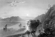 The Ganges entering the Plains near Hurdwar 1845. Creator: Anthony Vandyke Copley Fielding
