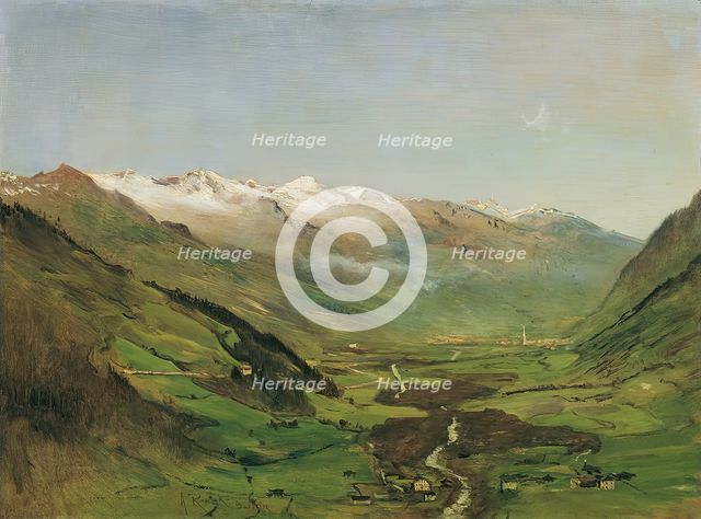 The Gastein Valley I, 1877. Creator: Anton Romako.