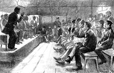 The Gasworkers Strike: Christmas Eve entertainment for gas stokers, 1890. Creator: Unknown