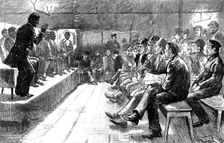 The Gasworkers Strike: Christmas Eve entertainment for gas stokers, 1890. Creator: Unknown