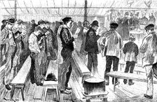 The Gasworkers Strike: Sunday Service at the South Metropolitan Gas Company’s works, 1890. Creator: Unknown