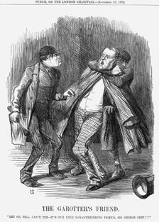 The Garotter's Friend 1862. Creator: John Tenniel