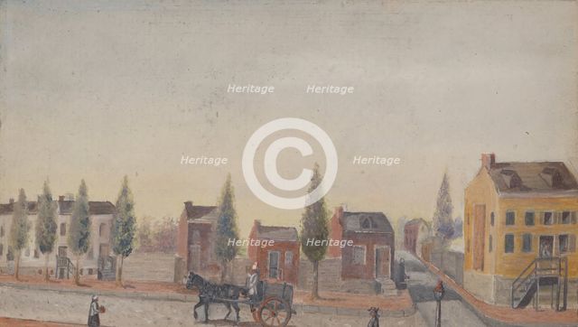 The Garbage Cart, 1870s. Creator: William P. Chappel.