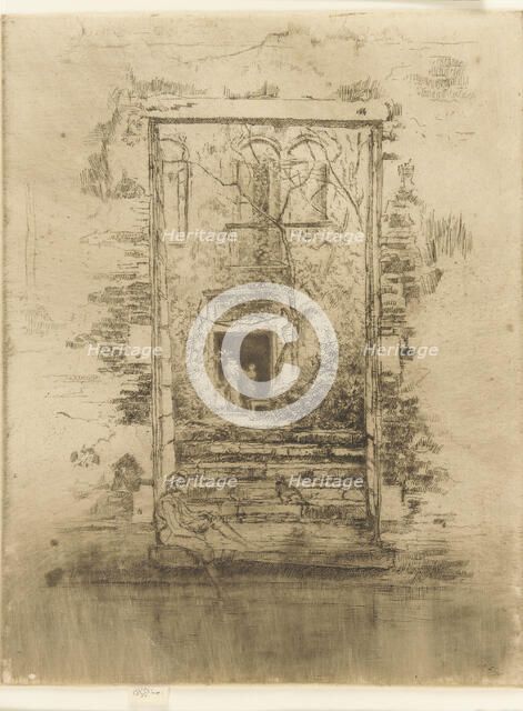 The Garden, 1879-1880. Creator: James Abbott McNeill Whistler.