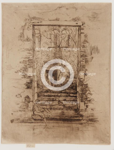 The Garden, 1879-1880. Creator: James Abbott McNeill Whistler.