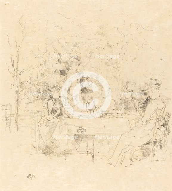 The Garden, 1891. Creator: James Abbott McNeill Whistler.
