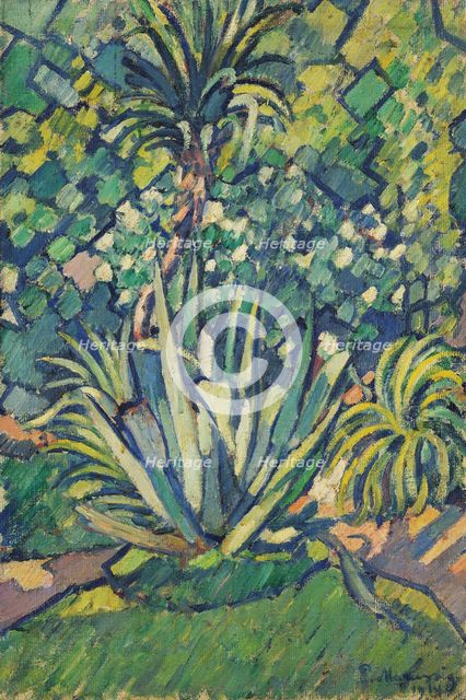 The Garden, 1914. Creator: Marussig, Pietro (1879-1937).