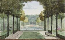 The garden with the menagerie of the Huis Zuydwind at s Gravenzande, 1746