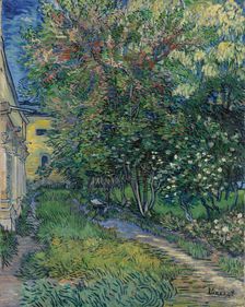 The garden at the asylum at Saint-Rémy, 1889