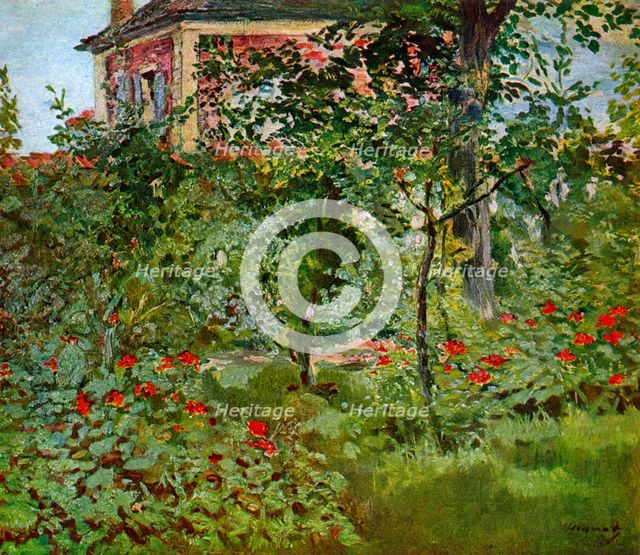 'The Garden at Bellevue', 1880.Artist: Edouard Manet