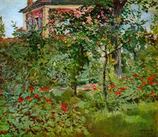 The Garden at Bellevue 1880.Artist: Edouard Manet