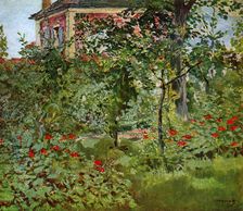 The Garden at Bellevue 1880.Artist: Edouard Manet