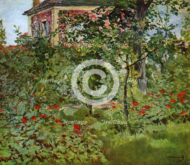 'The Garden at Bellevue', 1880.Artist: Edouard Manet
