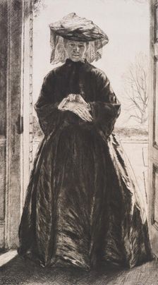 The garden door, 1909. Creator: Francis Dodd