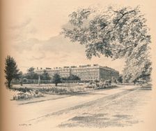 The Garden Fronts of Hampton Court Palace 1902. Artist: Thomas Robert Way