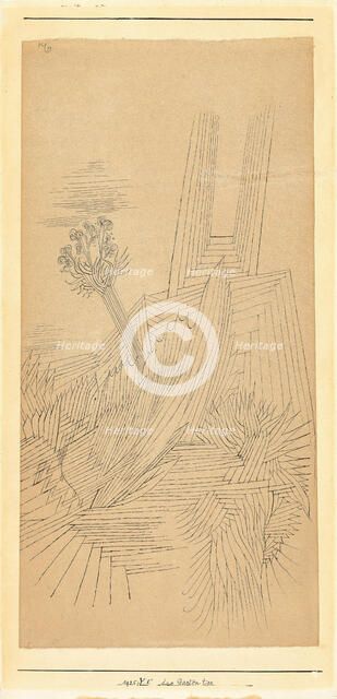 The garden gate, 1925. Creator: Klee, Paul (1879-1940).