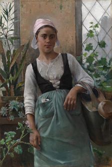 The Garden Girl, 1885. Creator: Amelie Lundahl