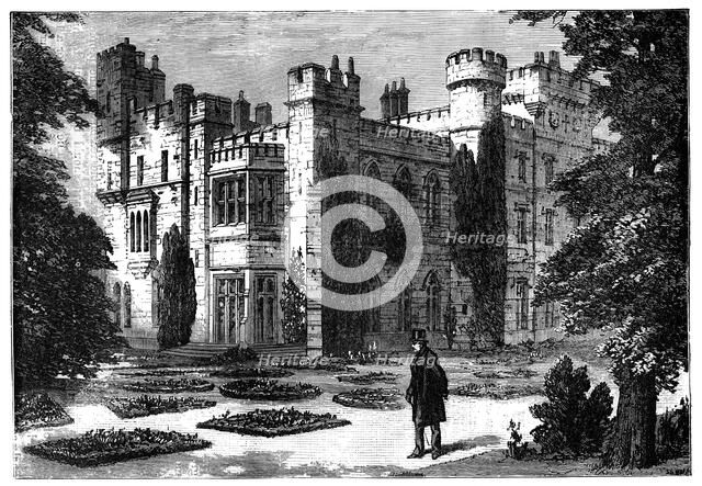 The Garden, Hawarden Castle, Flintshire, Wales, 19th century. Artist: Unknown