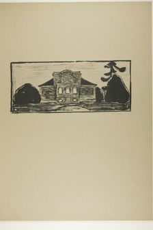 The Garden in Front of Dr. Linde's House, 1902. Creator: Edvard Munch
