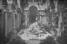 The garden of the house of Benjamin Wood, New York, 1926