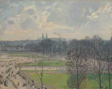 The Garden of the Tuileries on a Winter Afternoon, 1899. Creator: Camille Pissarro