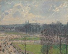 The Garden of the Tuileries on a Winter Afternoon, 1899. Creator: Camille Pissarro