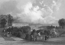 The Garden of Versailles 1839. Artist: J Davis