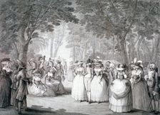 The garden of Carlton House, London, 1784 (1785). Artist: Anon