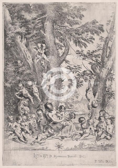 The Garden of Charity, ca.1631-37. Creator: Pietro Testa.