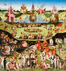 The Garden of Earthly Delights, c. 1500. Creator: Bosch, Hieronymus, (School)