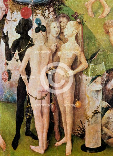 The Garden of Earthly Delights (Detail of the centre panel), c. 1500. Artist: Bosch, Hieronymus (c. 1450-1516)