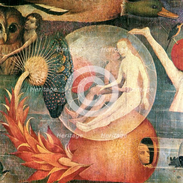The Garden of Earthly Delights (Detail of the centre panel), c. 1500. Artist: Bosch, Hieronymus (c. 1450-1516)