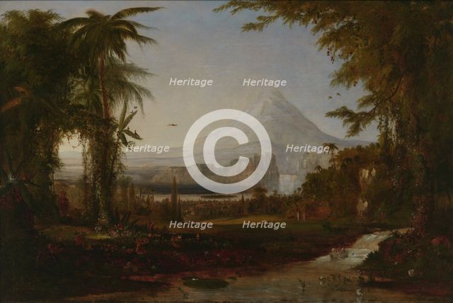 The Garden of Eden, 1852. Creator: Robert Seldon Duncanson.