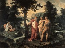 The Garden of Eden c1580. Artist: Jacob de Backer